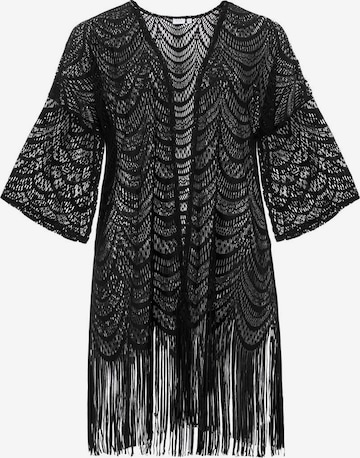 Vila Curve Kimono in Schwarz: predná strana