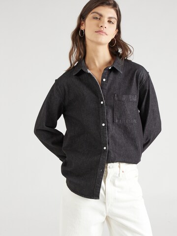 AÉROPOSTALE Blouse in Black: front