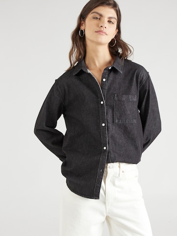 AÉROPOSTALE Blouse in Zwart: voorkant