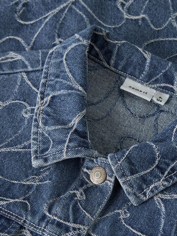 NAME IT Regular Fit Bluse in Blau