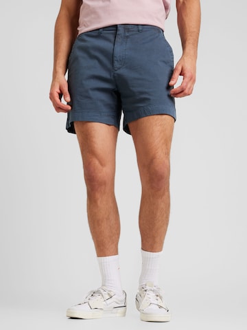 Abercrombie & Fitch Regular Chino 'ALL DAY' in Blauw: voorkant