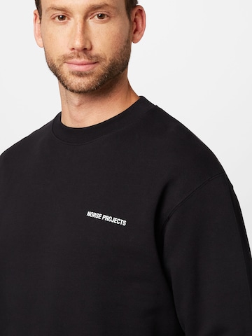 NORSE PROJECTS Sweatshirt 'Arne' i svart