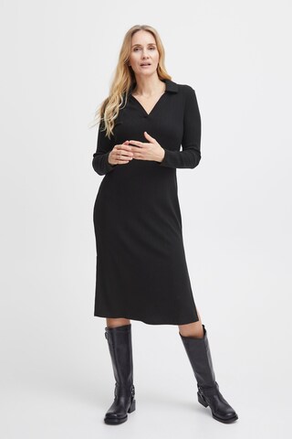 Fransa Strickkleid 'Frhenley Dr 1' in Schwarz