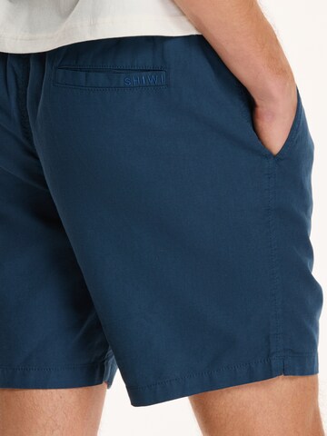 Regular Pantalon Shiwi en bleu