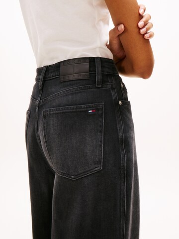 Tommy Jeans Szeroka nogawka Jeansy 'CLAIRE' w kolorze czarny
