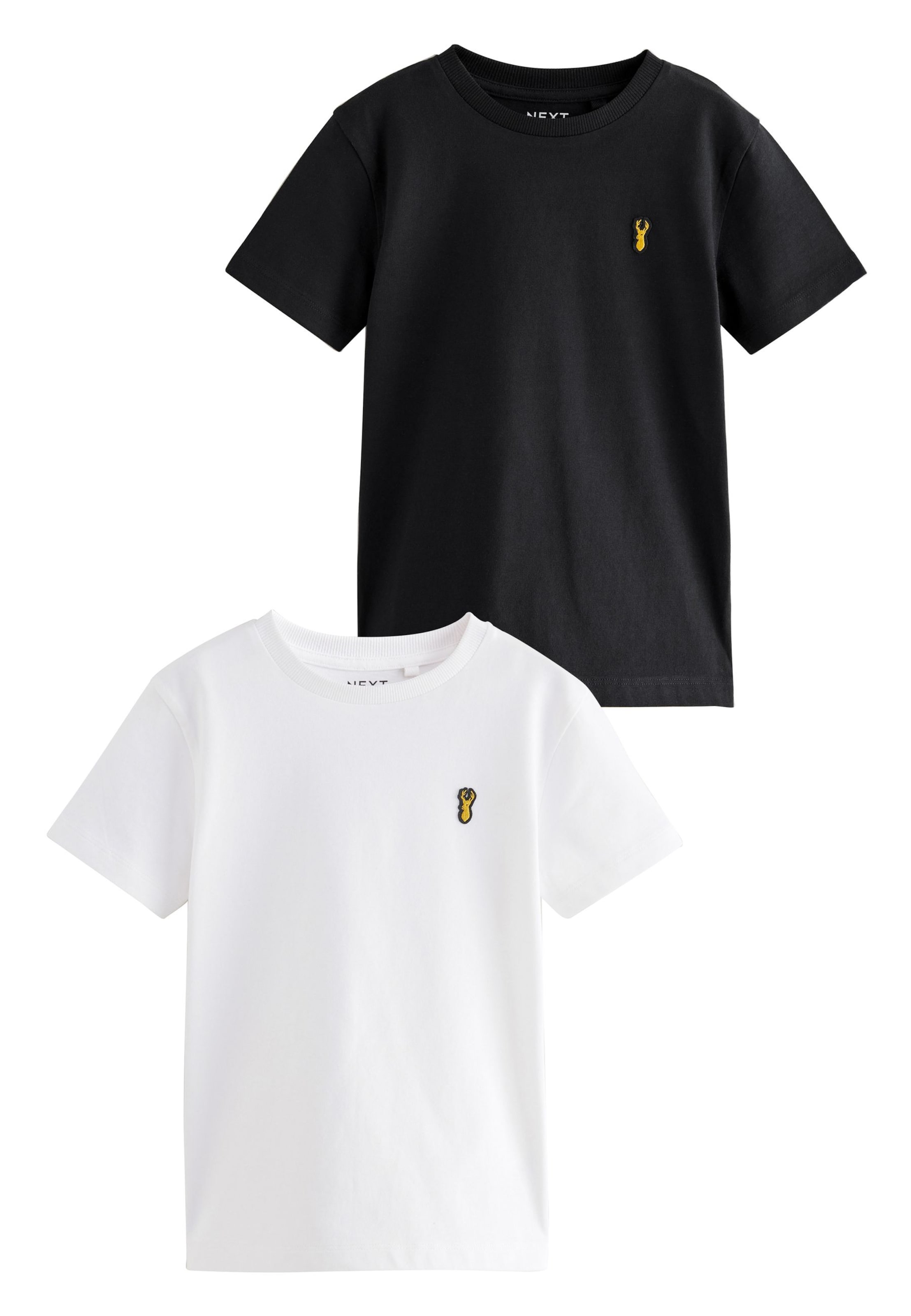 Next T-shirt i svart: framsida