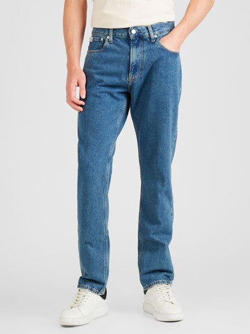 Regular Jean 'AUTHENTIC STRAIGHT' Calvin Klein Jeans en bleu : devant