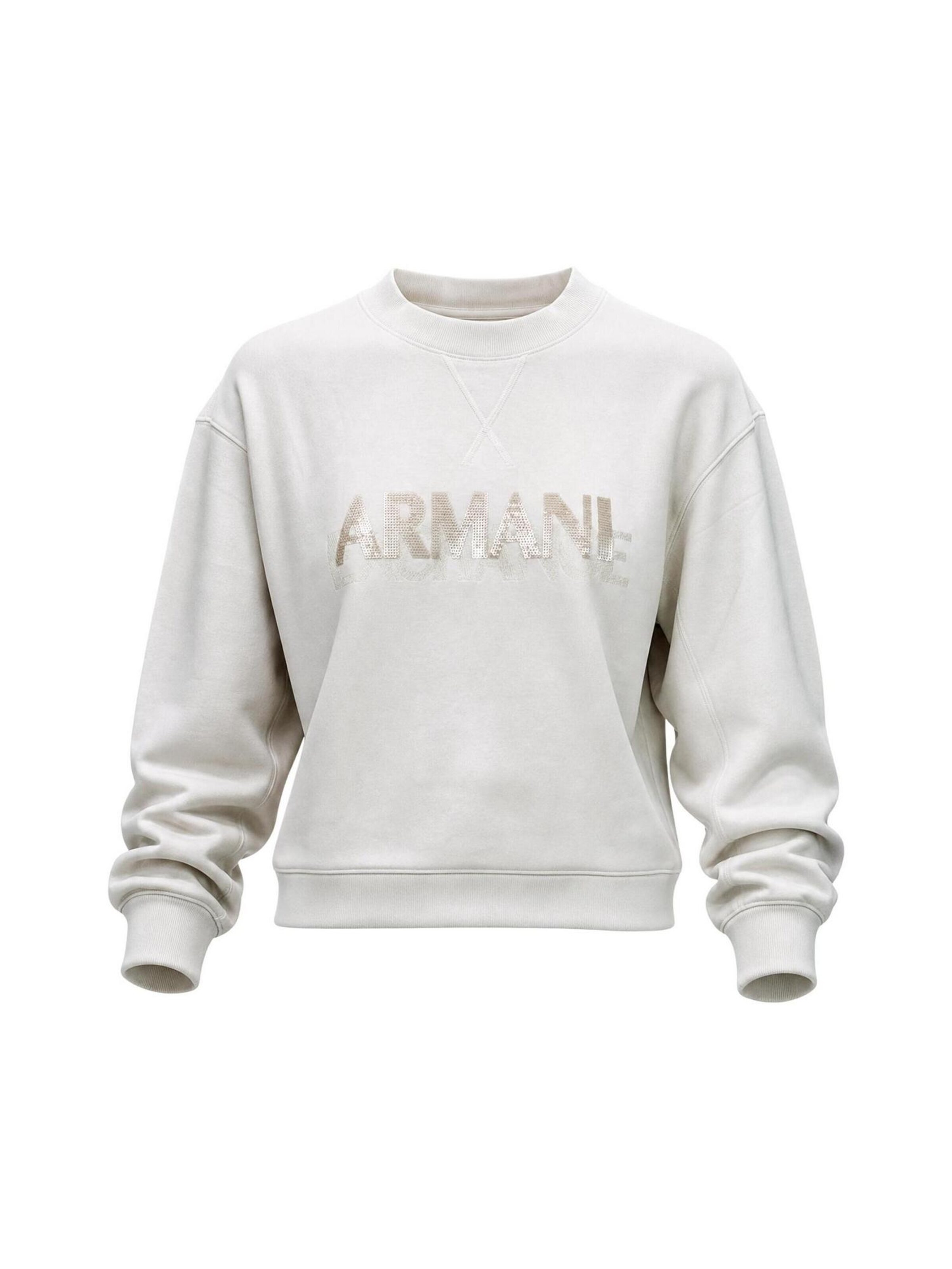 ARMANI EXCHANGE Sweatshirt 'XW002397 AF13397' in Beige: voorkant