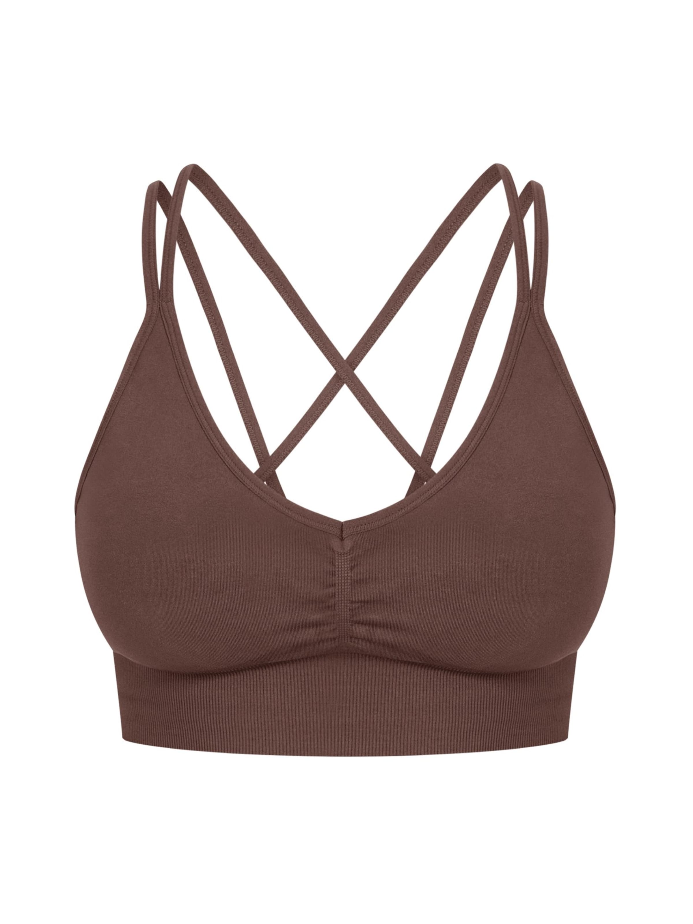 Smilodox Sporttop ' Katrin ' in Bruin: voorkant