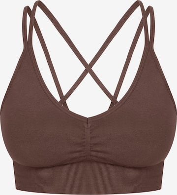 Smilodox Sporttop ' Katrin ' in Bruin: voorkant