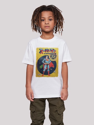 T-Shirt 'Superman International Cover' F4NT4STIC en blanc : devant