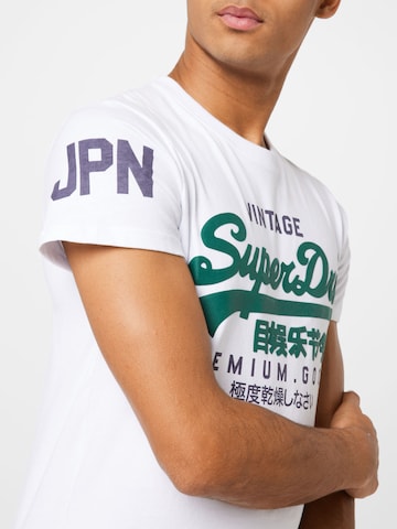 Superdry - Camiseta en blanco