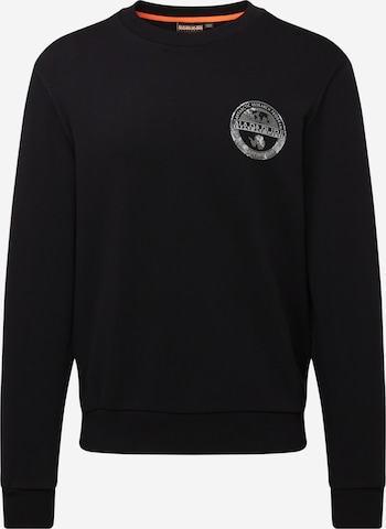 Sweat-shirt 'BOLLO' NAPAPIJRI en noir : devant