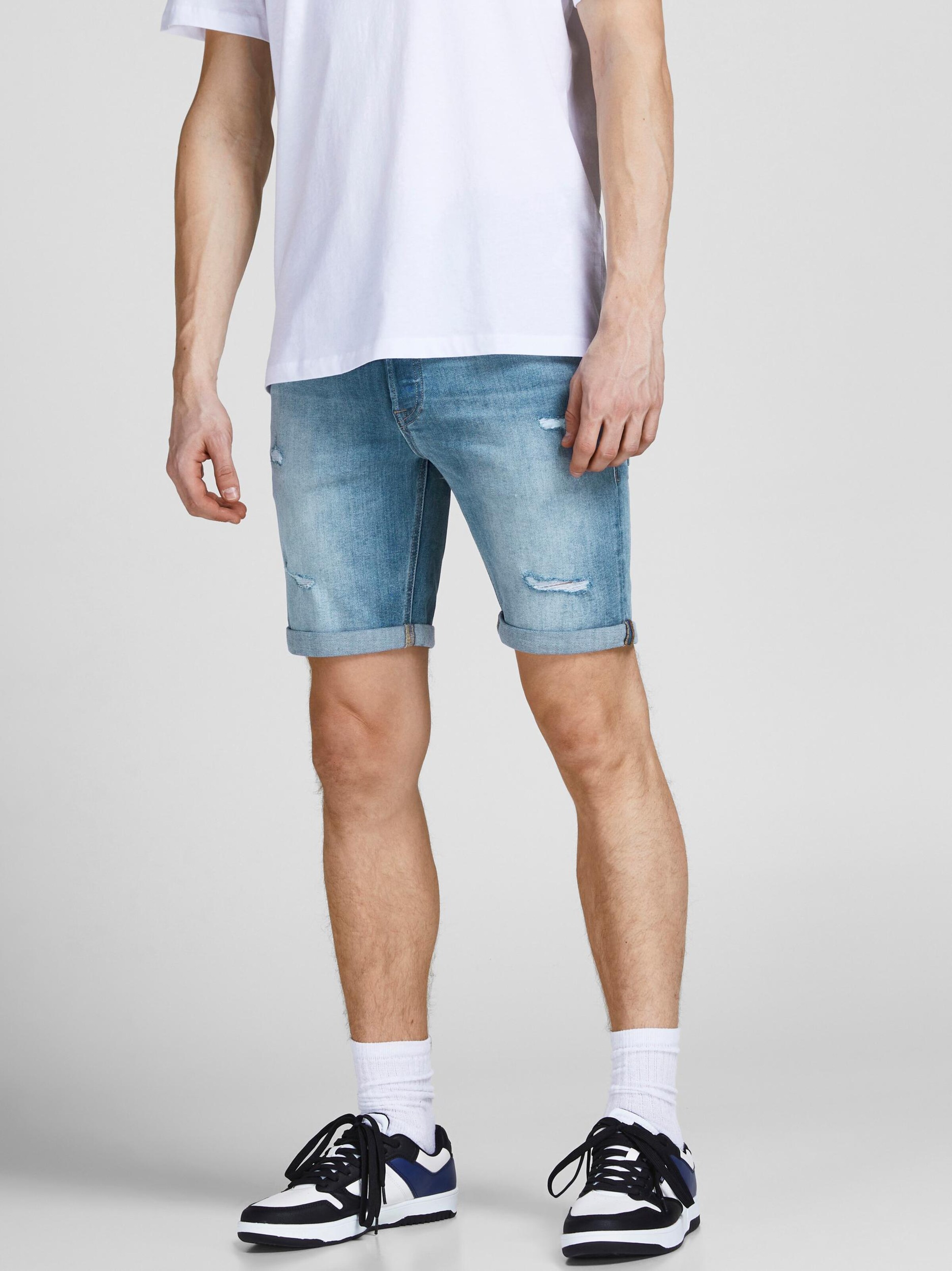 Männer Hosen JACK & JONES Shorts 'Rick' in Blau - AB64711 Männer Hosen JACK & JONES Shorts 'Rick' in Blau - AB64711