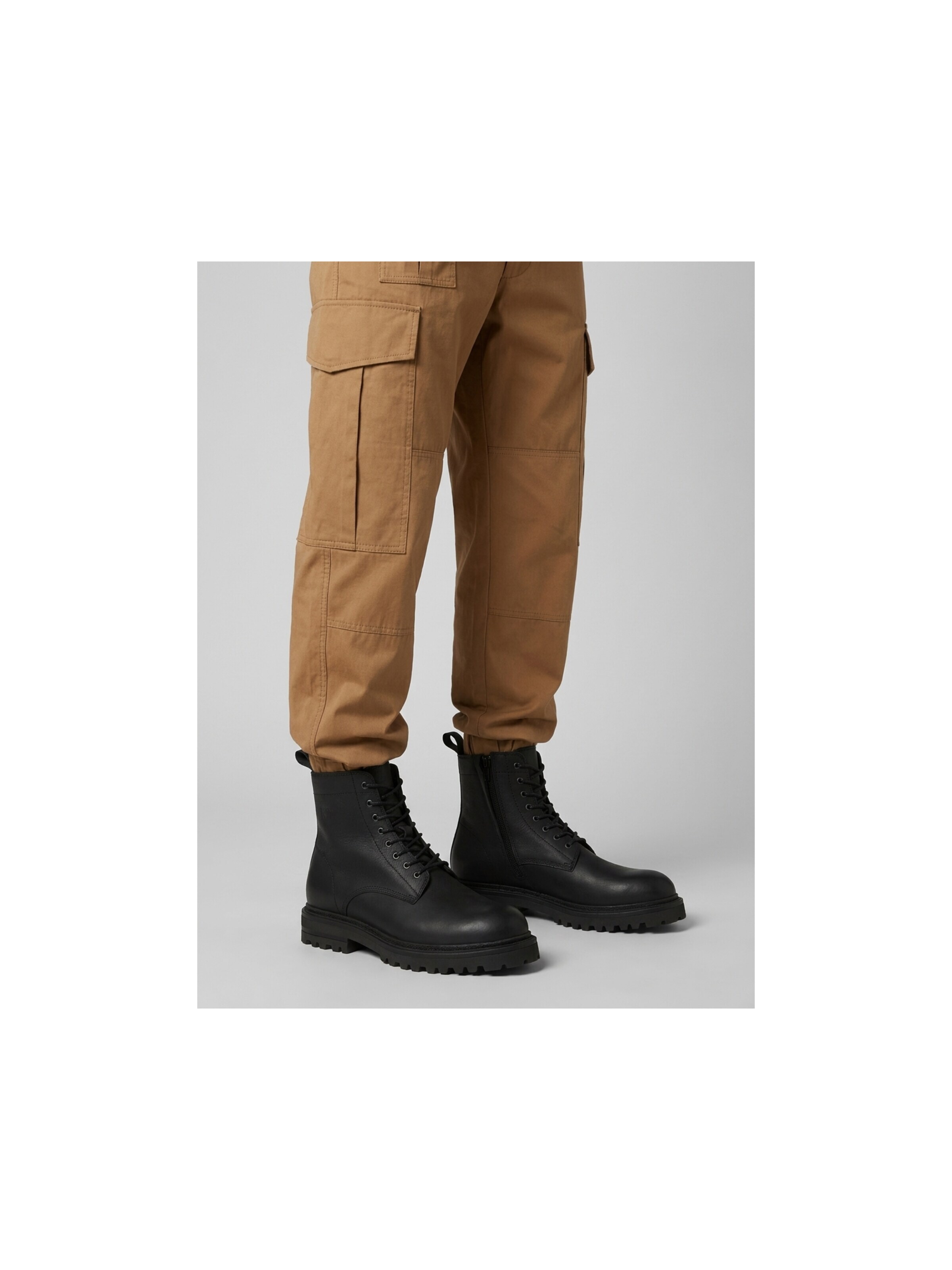 BLACKSTONE - Botas con cordones 'ONYX TATE' en negro