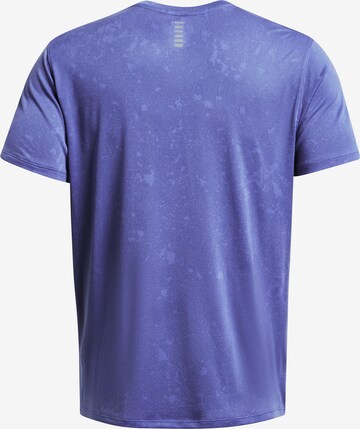 UNDER ARMOUR Performance Shirt 'Launch Splatter' in Purple