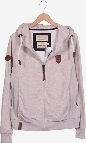 naketano Sweatshirt & Zip-Up Hoodie in L in Pink: front