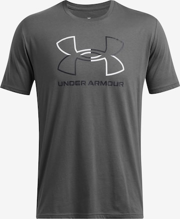 UNDER ARMOUR Performance shirt 'Foundation' in Grey: front