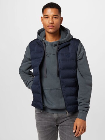 Hackett London Vest in Blue: front