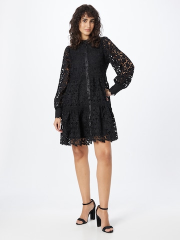 Y.A.S Shirt Dress in Black: front