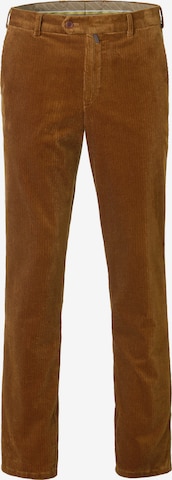 Regular Pantalon chino 'Roma 2-8621' MEYER en marron : devant