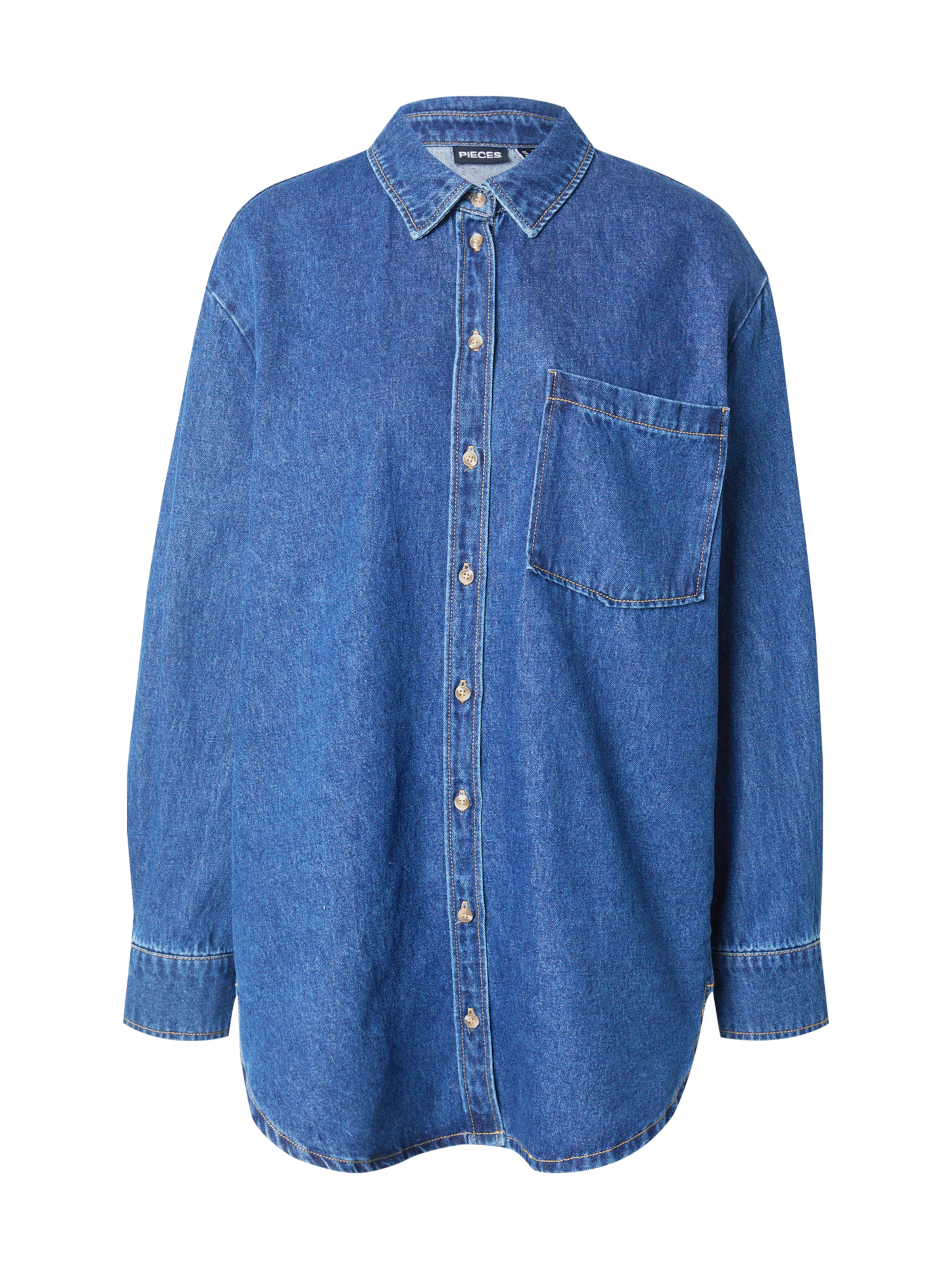 PIECES Μπλούζα 'PCMaisie' σε μπλε: μπροστά