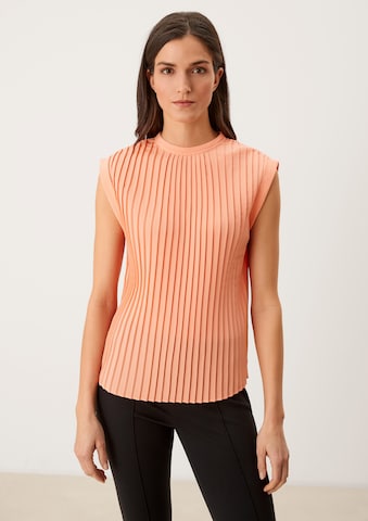 s.Oliver BLACK LABEL Blouse in Orange: front