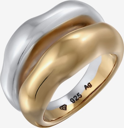 ELLI PREMIUM Ring 'Chunky Organic' in 54 in gold / silber, Produktansicht