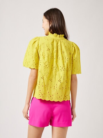 NAF NAF Blouse 'Evual' in Yellow