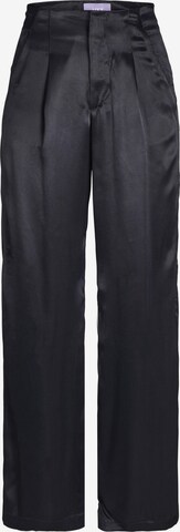 JJXX Loose fit Pleat-Front Pants 'ROSE ' in Black: front