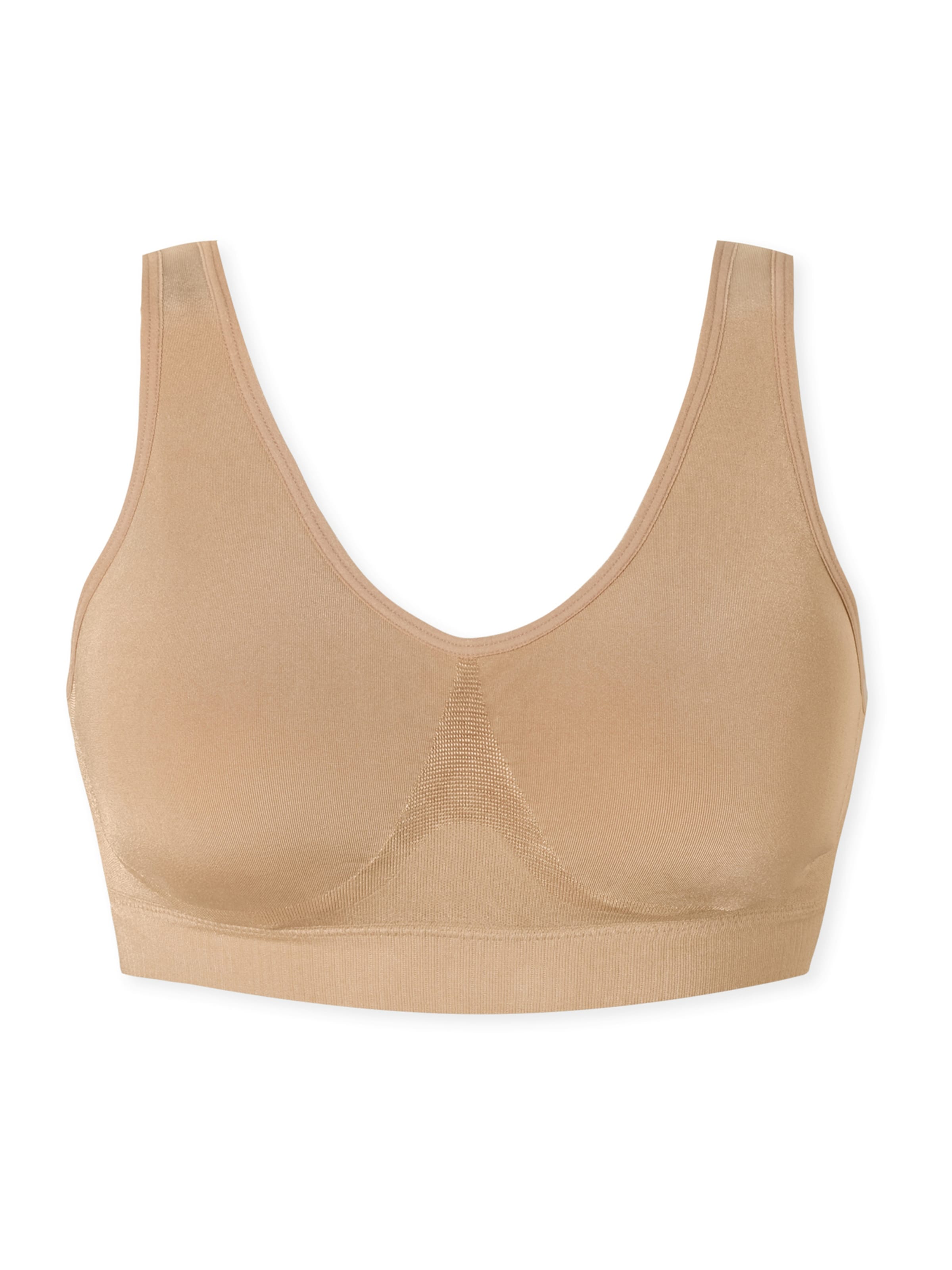 Bustier Soutien-gorge 'Casual Seamless' SCHIESSER en beige : devant