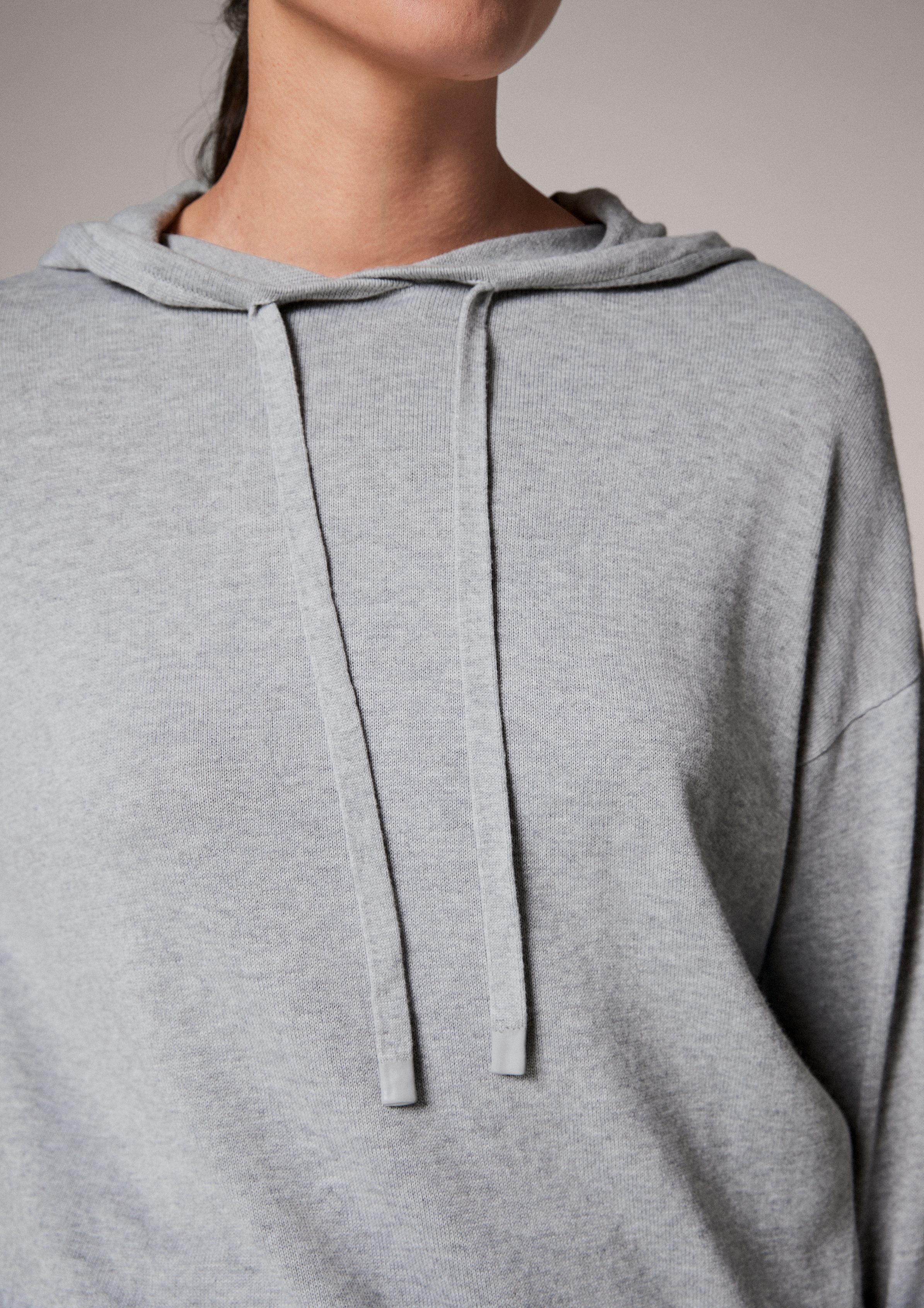 comma casual identity Pullover in Graumeliert 