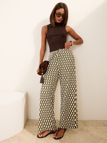 Friends Like These Wide leg Broek in Beige