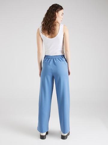 VILA Široke hlačnice Hlače 'VARONE' | modra barva