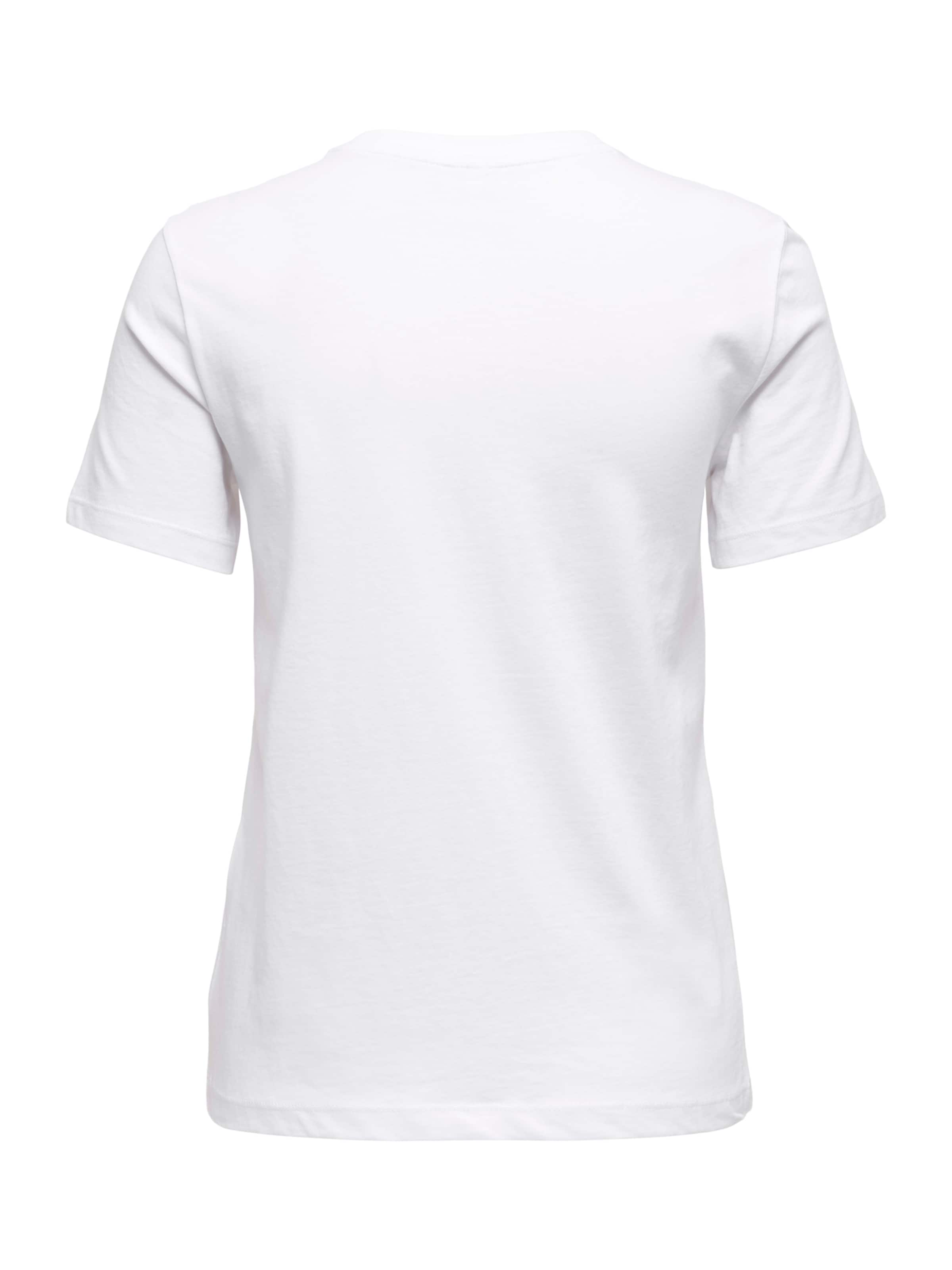 ONLY Тениска 'ONLCELINE' в бяло