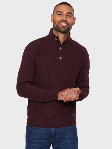Threadbare Sweater 'Maxwell' in Red: front