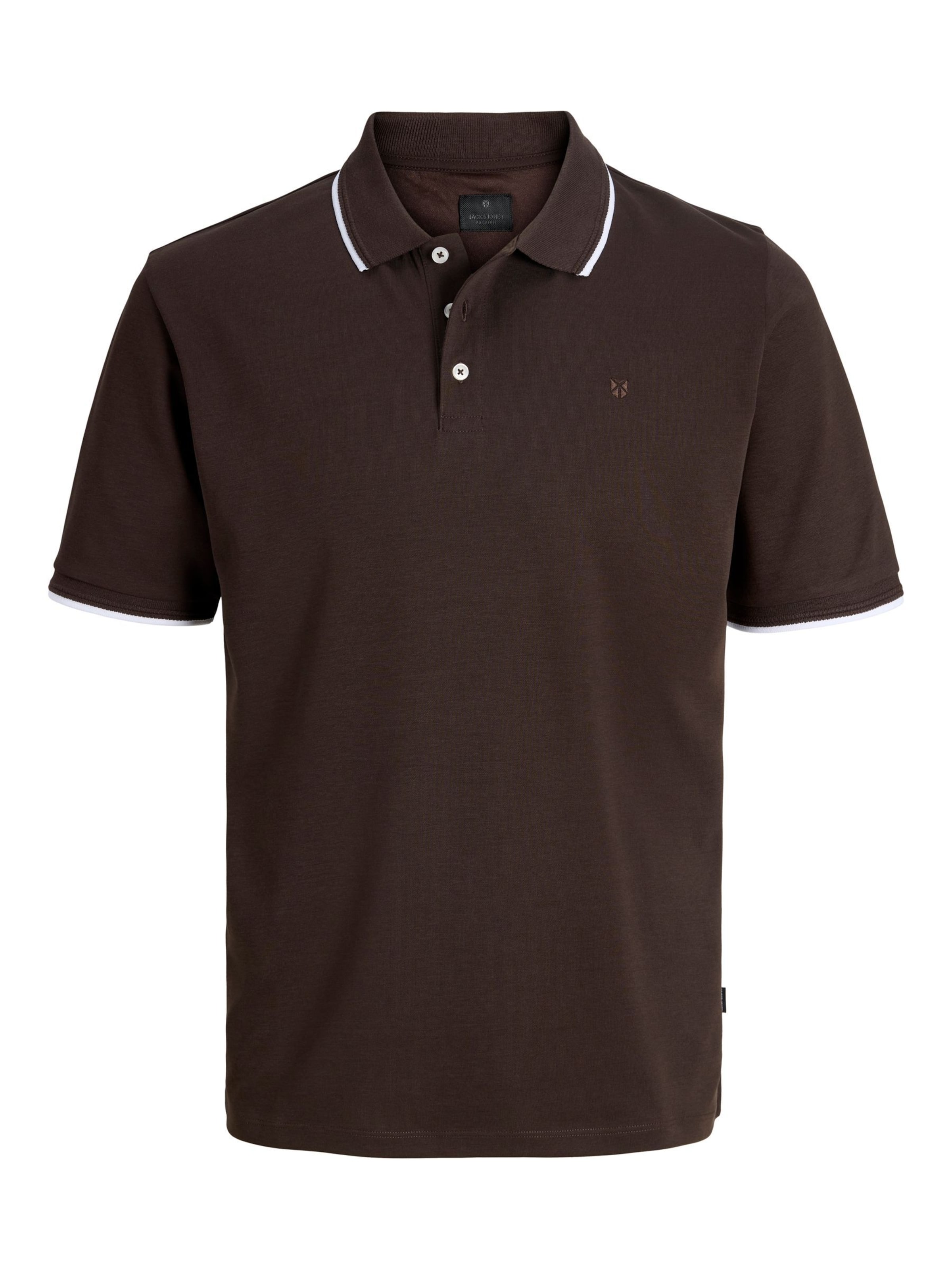 Jack & Jones Plus Shirt in Brown: front