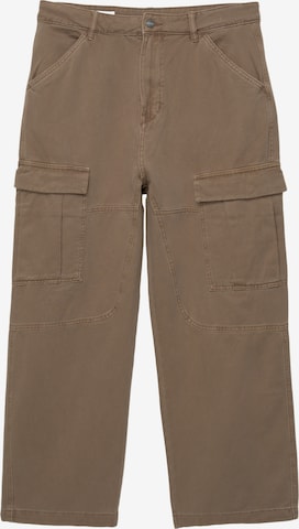 Pull&Bear Cargo trousers in Brown: front