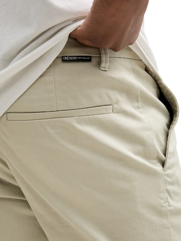 TOM TAILOR DENIM Regular Chino trousers in Beige