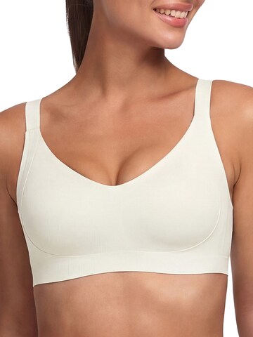 cfab by creamy fabrics Push-up Bra 'Seamless Compact Push-Up BH' in Beige: front