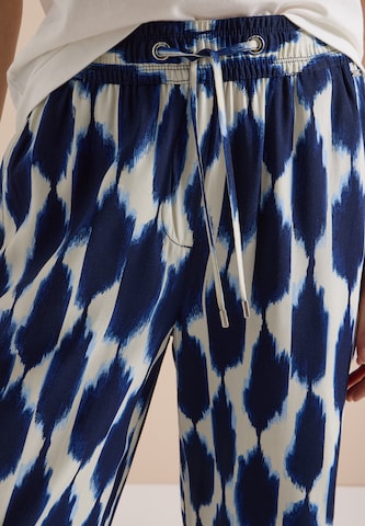 CECIL Loose fit Pants 'Neele' in Blue