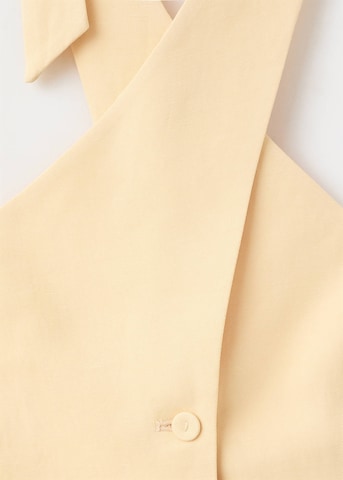 MANGO Top 'Martini' in Yellow