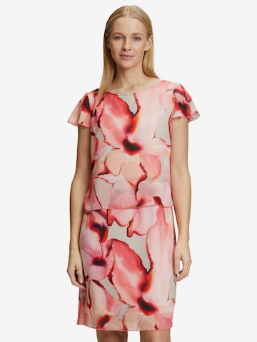 Robe de cocktail Betty Barclay en rose : devant