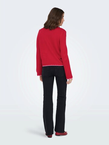 raudona ONLY Kardiganas 'ONLLINN'