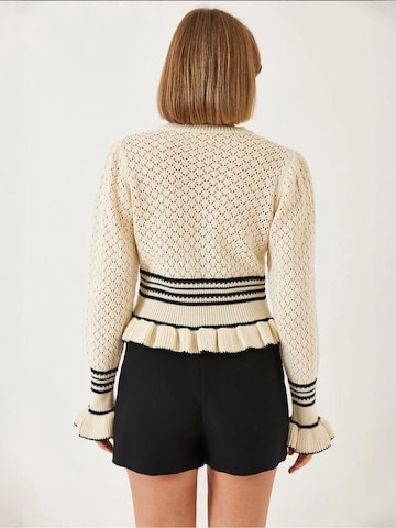 Bianco Lucci Sweater in Beige
