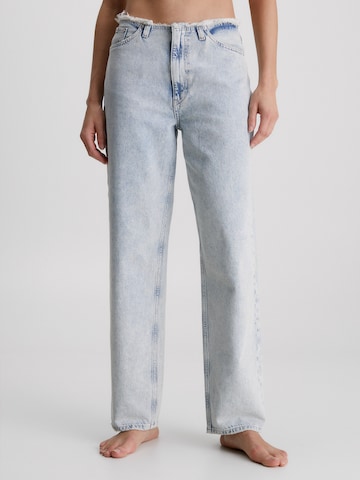 Calvin Klein Jeans Avar lõige Teksapüksid, värv sinine: eest vaates