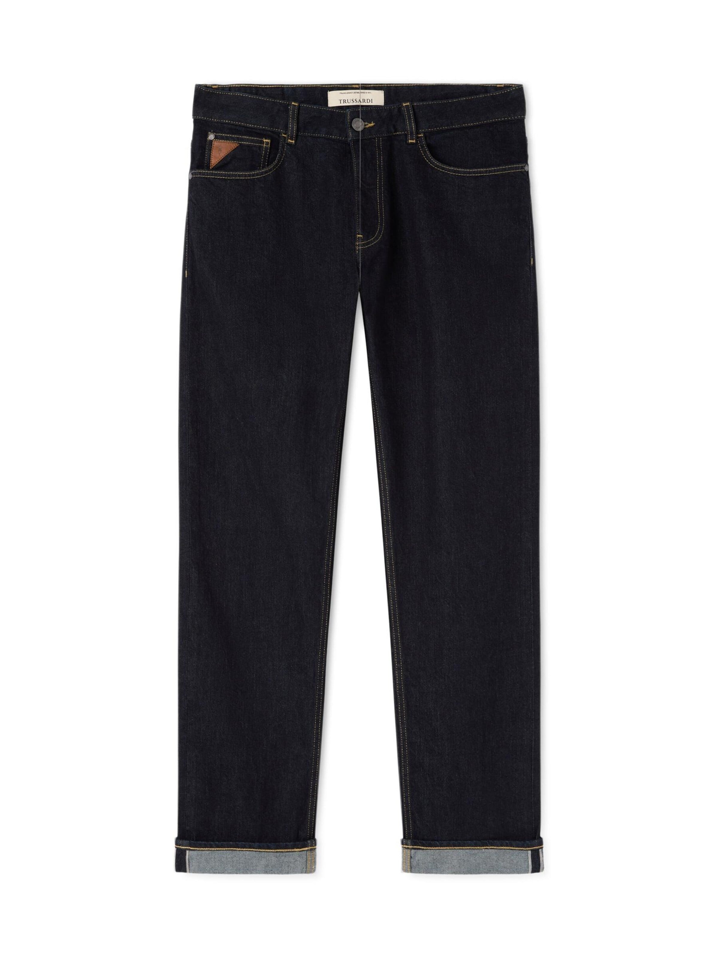 Jean Trussardi en bleu : devant
