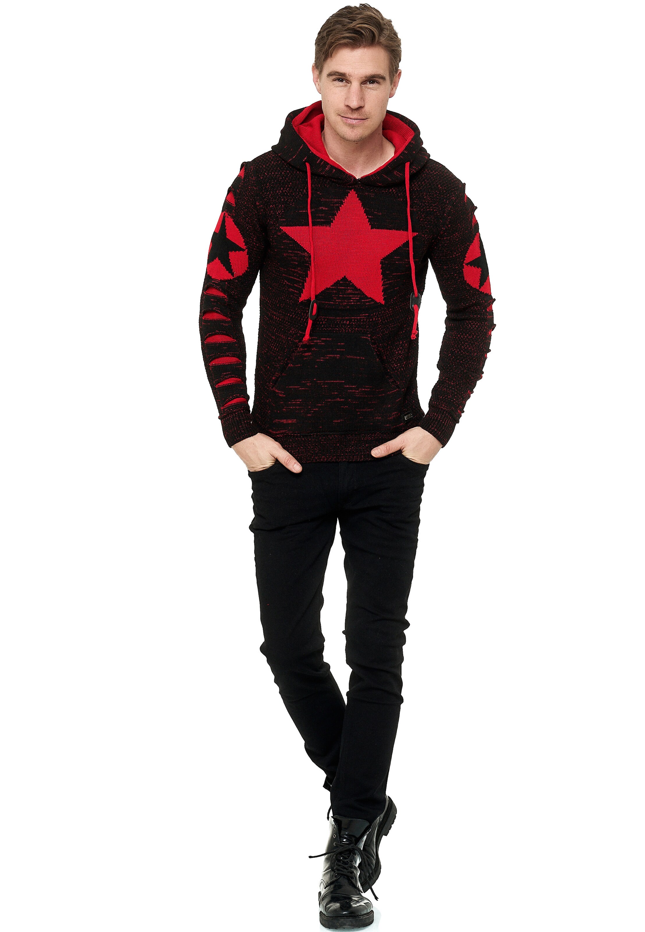 Rusty Neal Pullover in Schwarz