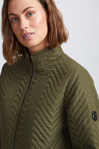 Fransa Between-Season Jacket in Green