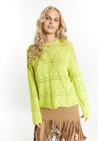 IZIA Sweater 'Eyota' in Green: front